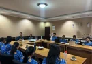 Rapat pembahasan terkait Evaluasi Hibah Tahun Anggaran 2025 pada Sub Kegiatan Fasilitasi, Koordinasi, Sinkronisasi, Evaluasi dan Capaian Kinerja Kebijakan Kesejahteraan Rakyat Bidang Sosial