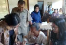 Kegiatan inventarisasi data dan proses penandatanganan administrasi untuk fasilitasi penghargaan/santunan kepada janda korp cacat veteran dan anggota nontuvet di Kabupaten Buleleng